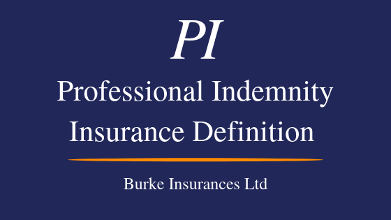 Professional Indemnity Insurance Definition